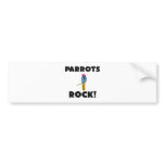 Parrots Rock bumper stickers