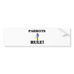 PARROTS Rule! bumper stickers