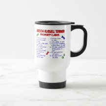 PARSON RUSSELL TERRIER Property Laws 2 Coffee Mugs