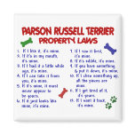 PARSON RUSSELL TERRIER Property Laws 2 magnets