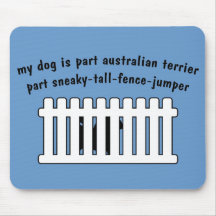 Part Australian Terrier Part Fence-Jumper Mouse Mat