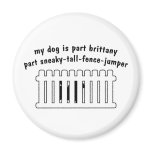 Part Brittany Part Fence-Jumper magnets