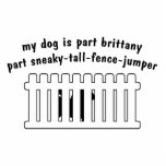 Part Brittany Part Fence-Jumper photo sculptures