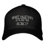 PART HUMAN, MOSTLY ROBOT Hat embroidered hats