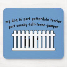 Part Patterdale Terrier Part Fence-Jumper Mouse Mat