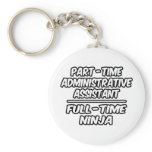 Part-Time Admin. Assistant...Full-Time Ninja keychains