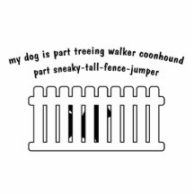Part Treeing Walker Coonhound Part Fence-Jumper Photo Sculptures