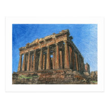 Parthenon Postcard