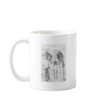 Partial Ribs and Pelvic Vintage Skeletal Diagram mugs