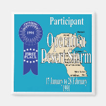 Participant Operation Desert Storm Magnets