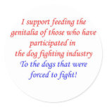 Participation in dog fighting stickers