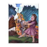 Parting the Red Sea Print postcards