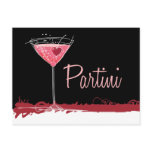 Partini Invitation Postcard