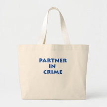 Partner in crime! canvas bag