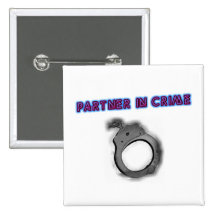 Partner In Crime Right Handcuff Pins