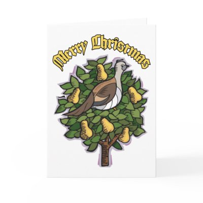Partridge in a Pear Tree Greeting Cards by naturetees