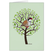 Partridge in a Pear Tree Greeting Card