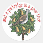 Partridge in a Pear Tree Stickers