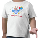 Party Animal Bluebird t-shirts