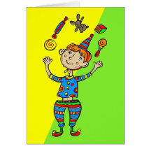Party Animal Boy Greeting Card