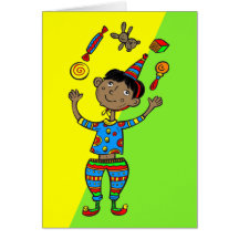 Party Animal Boy Greeting Cards