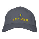 Party Animal Embroidered Hat