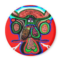 Party Animal - Red Bull in high spirits Magnet