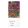 Party announcement beads