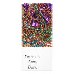 Party announcement beads rack cards
