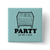 Party at my crib baby t-shirt