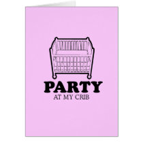 Party at my crib baby t-shirt