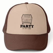 Party at my crib baby t-shirt