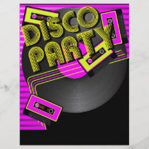 Party Background Custom Flyer
