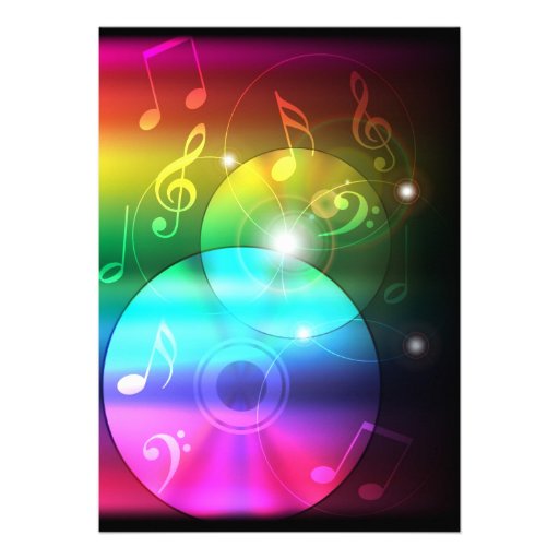 Party Background Invitations