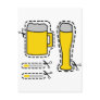 party bier shirt post card