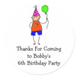 Party Boy Stickers