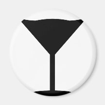party cocktail icon black magnet