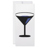 party cocktail icon custom rack card