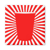 party cup fridge magnets