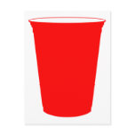 party cup postcards