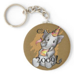 Party Elephant Grad Keychain