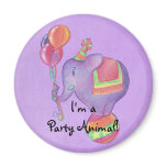 Party Elephant magnet