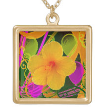 PARTY FLOWER NECKLACE