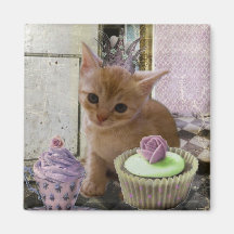 Party for One kitten magnet