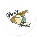Party Foul stickers