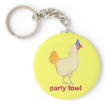Party Fowl keychains
