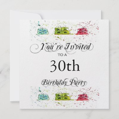 30th Birthday Party Invitations on Party Gifts 30th Birthday Party Invitations By Nightsweatsdiva
