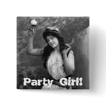 Party Girl, 1902 Buttons