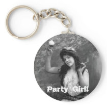 Party Girl, 1902 Keychain
