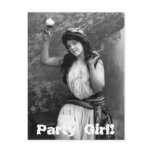Party Girl, 1902 postcards